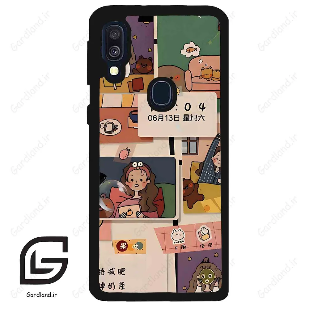قاب گوشی سامسونگ ای 40 (Galaxy A40 ) طرح دخترانه کد 2254