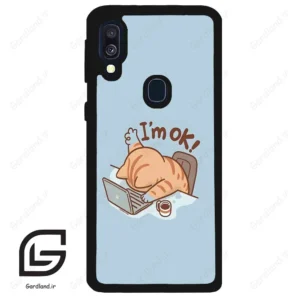 قاب گوشی سامسونگ ای 40 (Galaxy A40 ) طرح گربه کد 2297