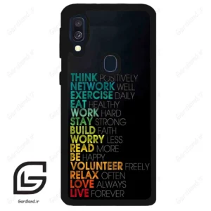 قاب گوشی سامسونگ ای 40 (Galaxy A40 ) طرح متن کد 2332