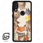 قاب گوشی سامسونگ ای 40 (Galaxy A40 ) طرح حیوانات کد 2338