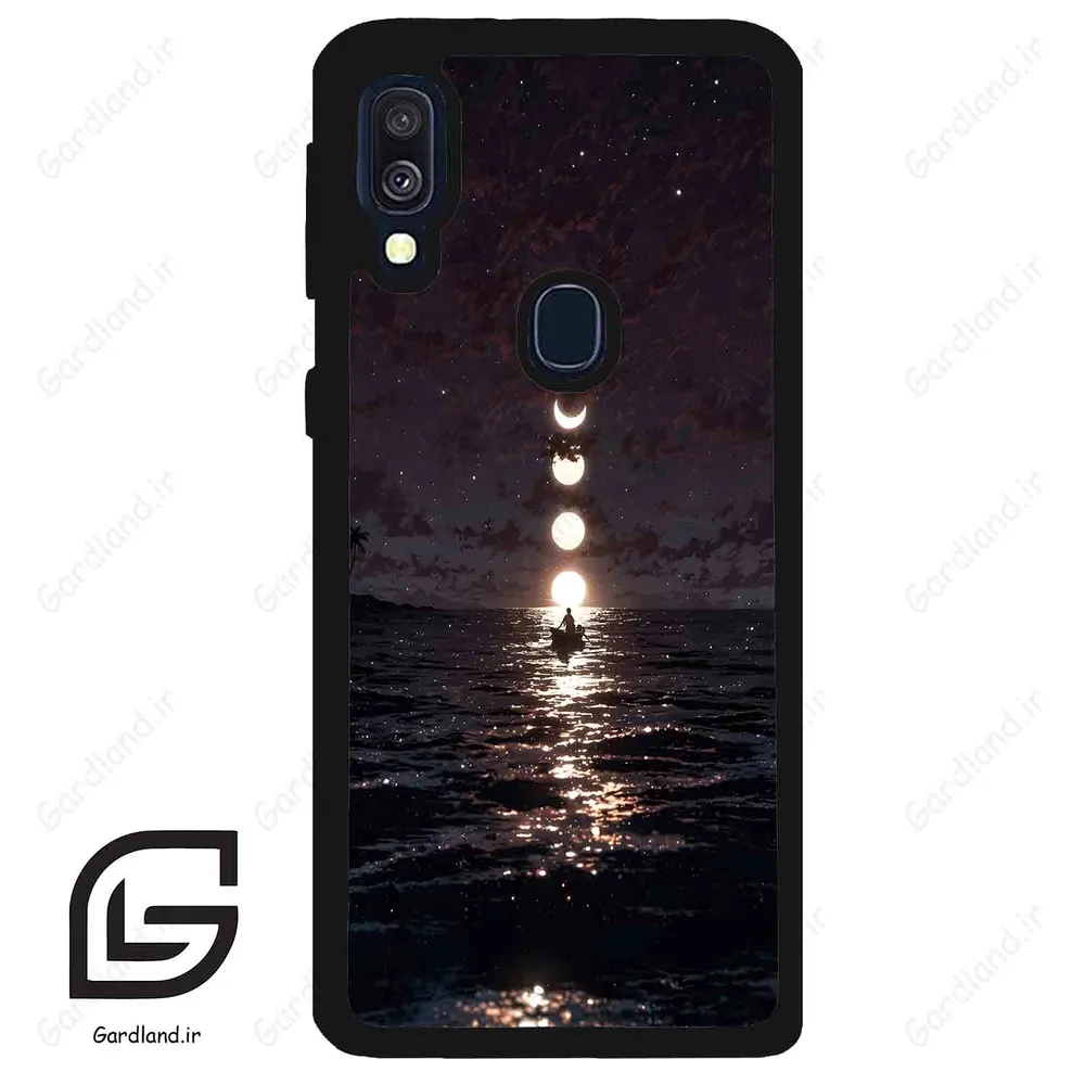 قاب گوشی سامسونگ ای 40 (Galaxy A40 ) طرح ماه کد 2353