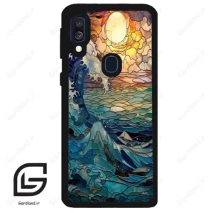 قاب گوشی سامسونگ ای 40 (Galaxy A40 ) طرح موج کد 2413