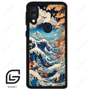 قاب گوشی سامسونگ ای 40 (Galaxy A40 ) طرح موج کد 2418