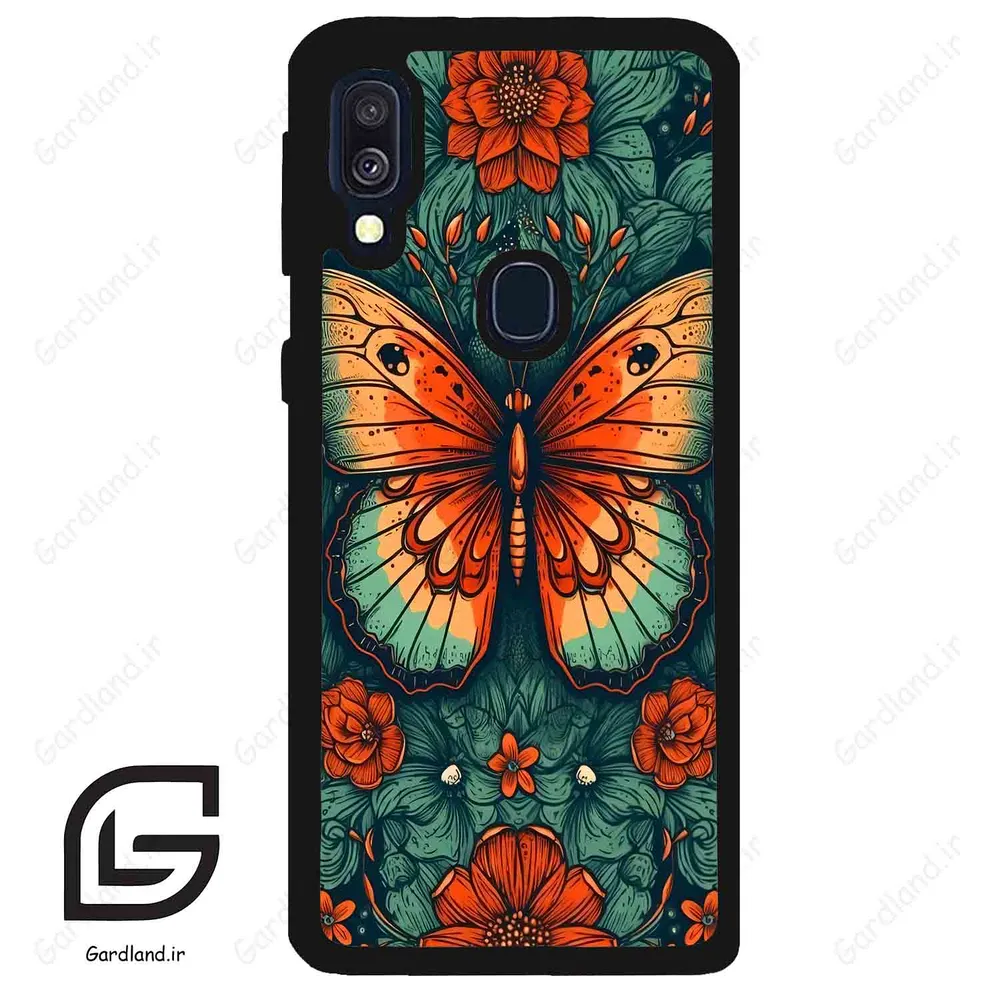 قاب گوشی سامسونگ ای 40 (Galaxy A40 ) طرح پروانه کد 2421