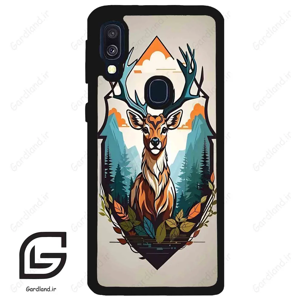قاب گوشی سامسونگ ای 40 (Galaxy A40 ) طرح گوزن کد 2429