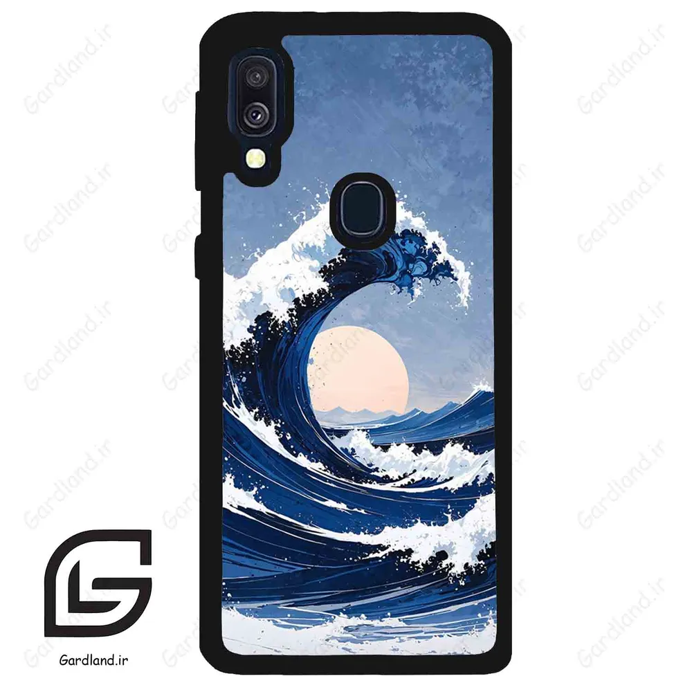 قاب گوشی سامسونگ ای 40 (Galaxy A40 ) طرح موج کد 2443
