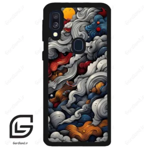 قاب گوشی سامسونگ ای 40 (Galaxy A40 ) طرح ابرنگی کد 2448