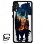 قاب گوشی سامسونگ ای 40 (Galaxy A40 ) طرح خرس کد 2449