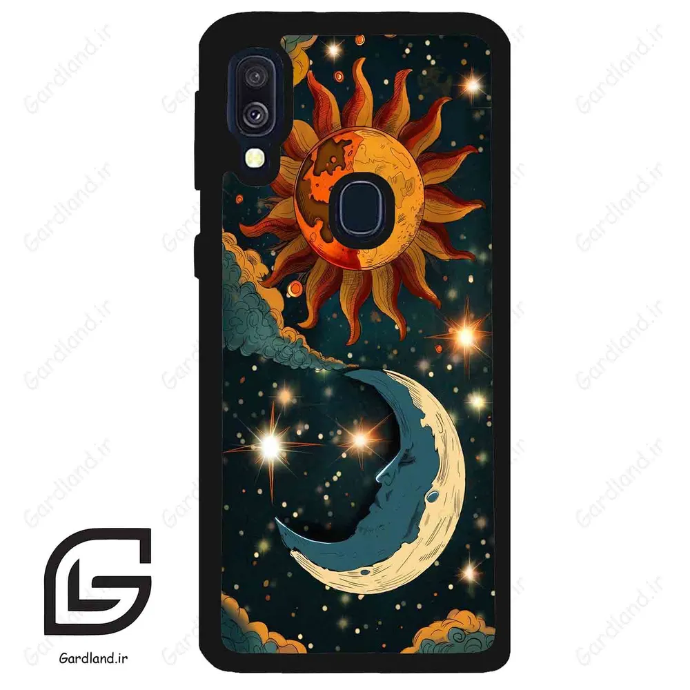قاب گوشی سامسونگ ای 40 (Galaxy A40 ) طرح ماه کد 2474