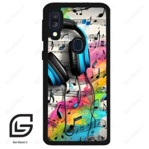 قاب گوشی سامسونگ ای 40 (Galaxy A40 ) طرح موسیقی کد 2482