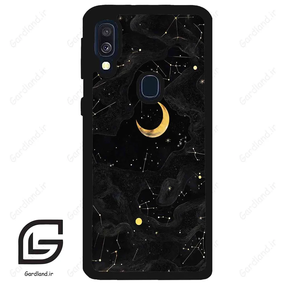 قاب گوشی سامسونگ ای 40 (Galaxy A40 ) طرح ماه کد 2549