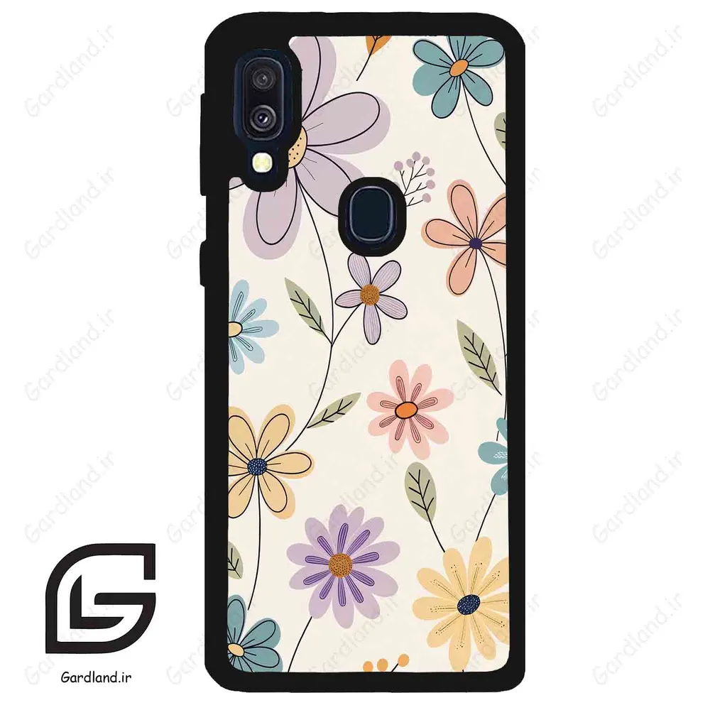 قاب گوشی سامسونگ ای 40 (Galaxy A40 ) طرح گل کد 2587