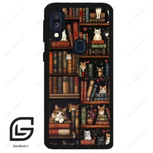 قاب گوشی سامسونگ ای 40 (Galaxy A40 ) طرح کتابخانه کد 2675