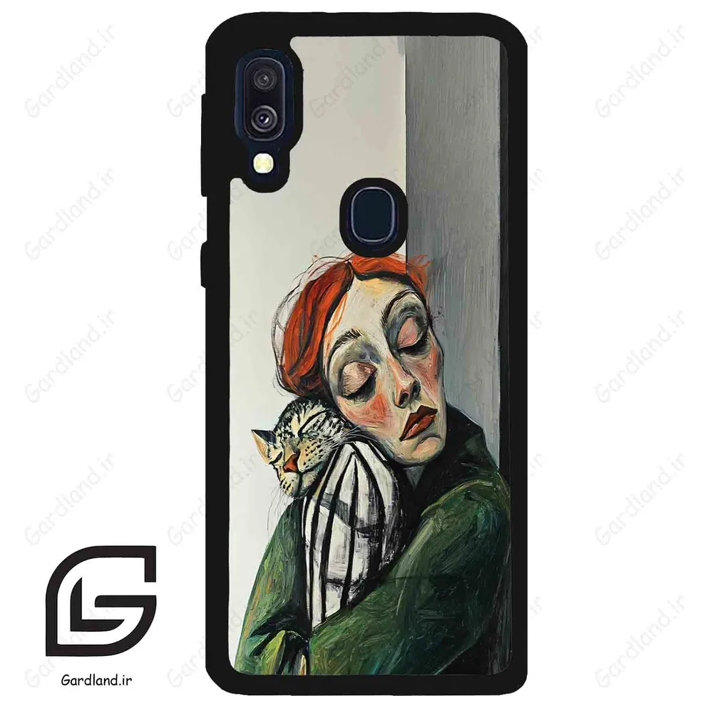 قاب گوشی سامسونگ ای 40 (Galaxy A40 ) طرح گربه کد 2709