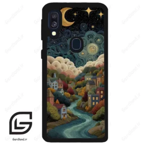 قاب گوشی سامسونگ ای 40 (Galaxy A40 ) طرح دهکده کد 2736