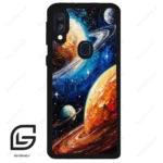 قاب گوشی سامسونگ ای 40 (Galaxy A40 ) طرح زحل کد 2765