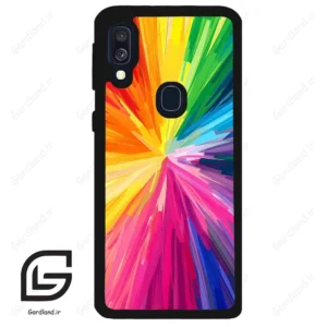 قاب گوشی سامسونگ ای 40 (Galaxy A40 ) طرح رنگارنگ کد 2877