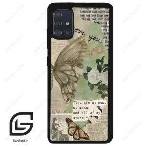 قاب گوشی سامسونگ ای 51 (Galaxy A51 4G ) طرح پروانه کد 2244