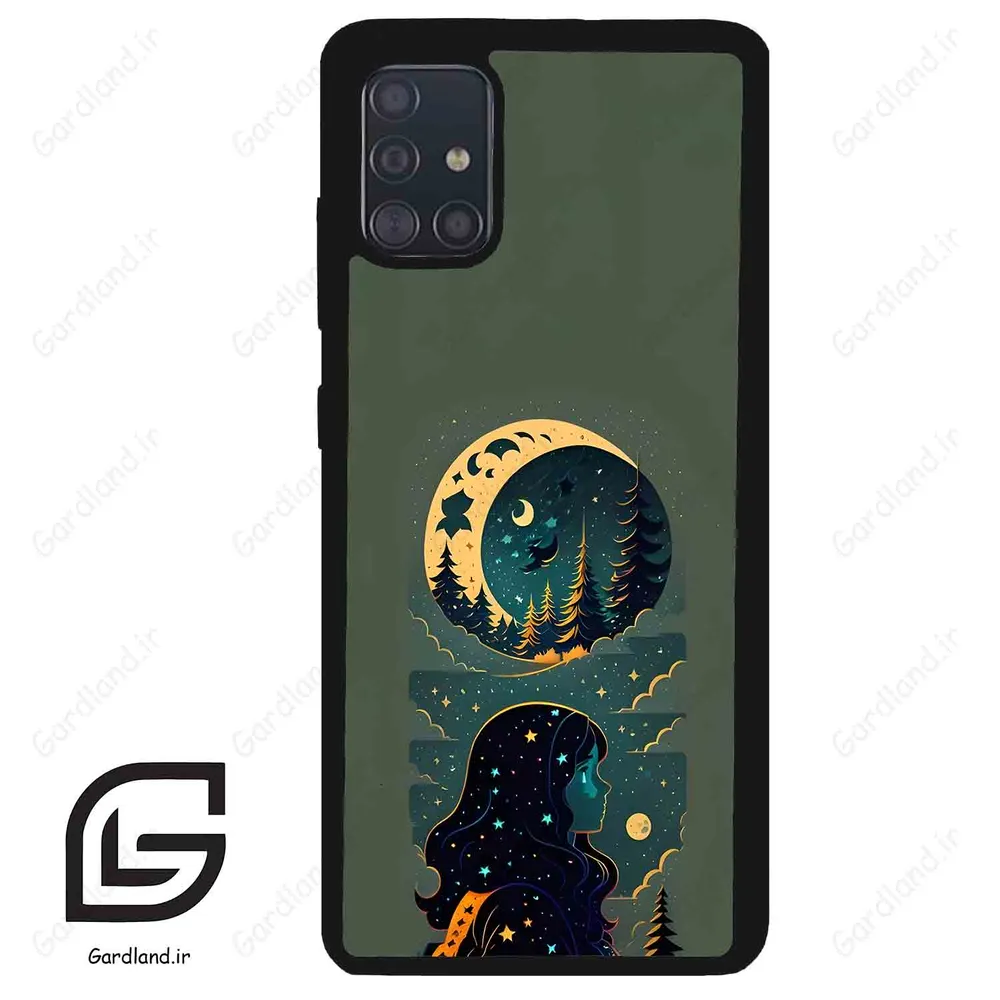 قاب گوشی سامسونگ ای 51 (Galaxy A51 4G ) طرح ماه کد 2267