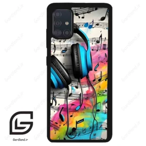 قاب گوشی سامسونگ ای 51 (Galaxy A51 4G ) طرح موسیقی کد 2482