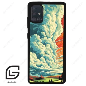 قاب گوشی سامسونگ ای 51 (Galaxy A51 4G ) طرح ابرنگی کد 2491