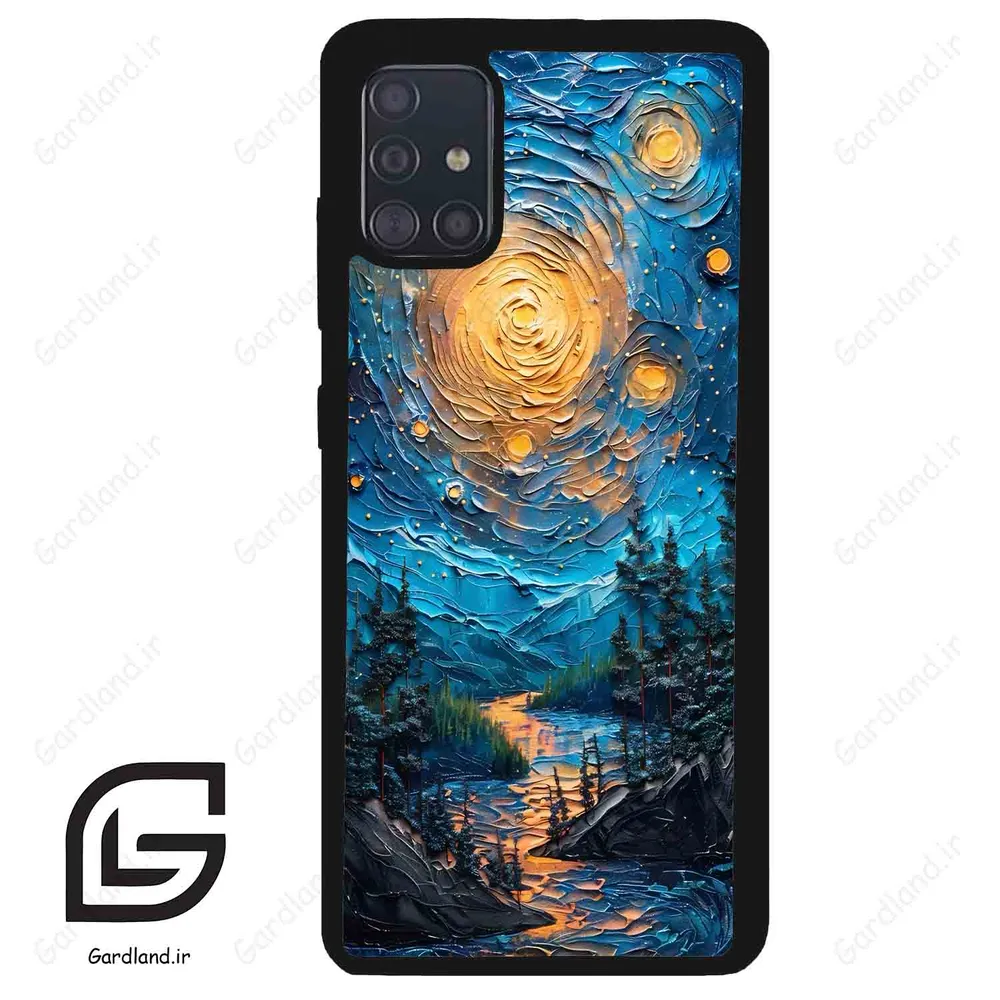 قاب گوشی سامسونگ ای 51 (Galaxy A51 4G ) طرح ابرنگ کد 2792