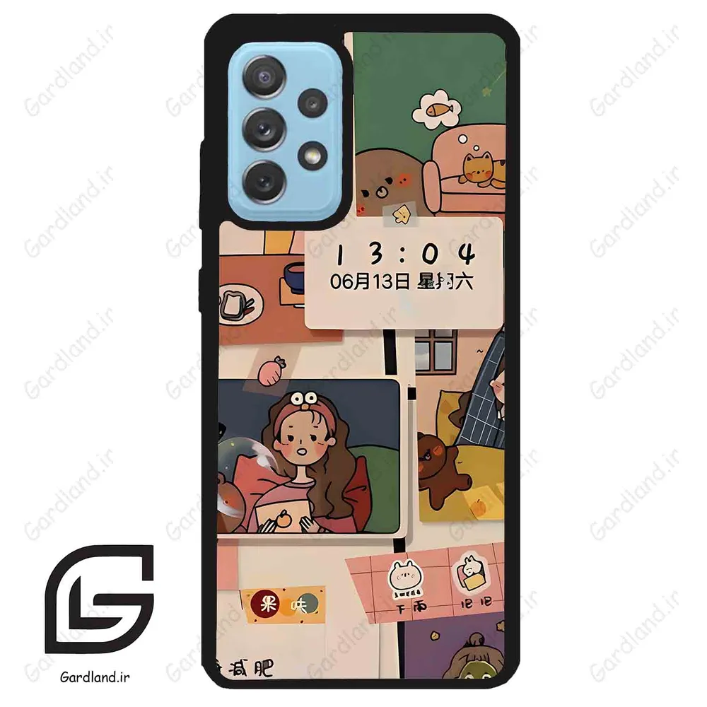 قاب گوشی سامسونگ ای 52 (Galaxy A52 ) طرح دخترانه کد 2254