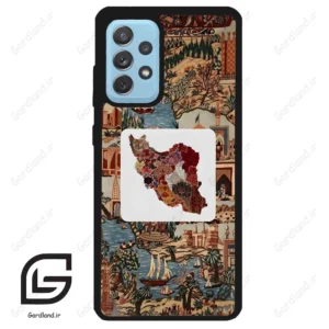 قاب گوشی سامسونگ ای 52 (Galaxy A52 ) طرح نقشه ایران کد 2287