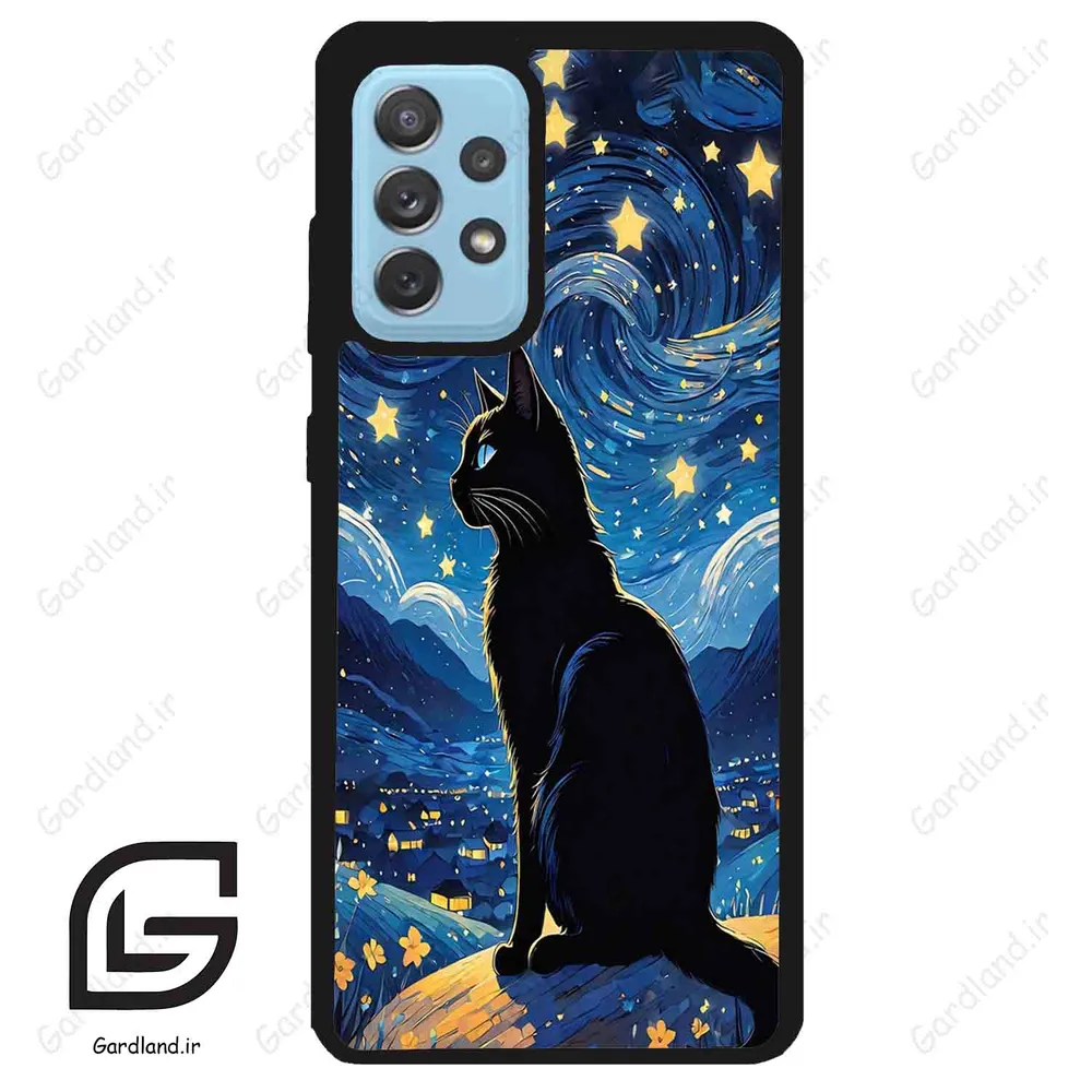 قاب گوشی سامسونگ ای 52 (Galaxy A52 ) طرح گربه کد 2438