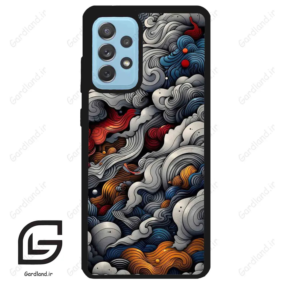 قاب گوشی سامسونگ ای 52 (Galaxy A52 ) طرح ابرنگی کد 2448