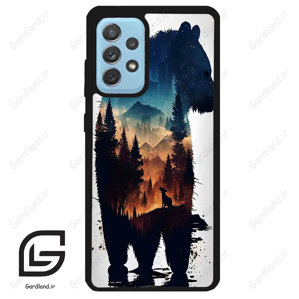 قاب گوشی سامسونگ ای 52 (Galaxy A52 ) طرح خرس کد 2449