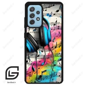 قاب گوشی سامسونگ ای 52 (Galaxy A52 ) طرح موسیقی کد 2482