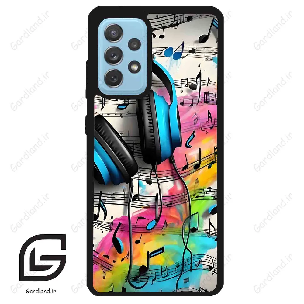 قاب گوشی سامسونگ ای 52 (Galaxy A52 ) طرح موسیقی کد 2482