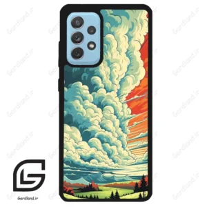 قاب گوشی سامسونگ ای 52 (Galaxy A52 ) طرح ابرنگی کد 2491