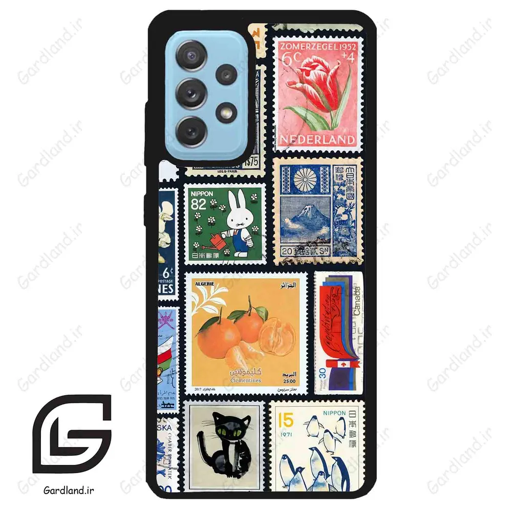 قاب گوشی سامسونگ ای 52 (Galaxy A52 ) طرح تمبر کد 2603