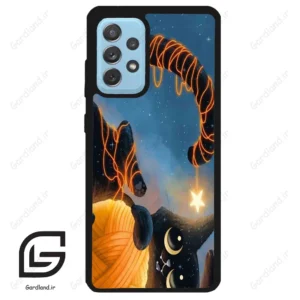 قاب گوشی سامسونگ ای 52 (Galaxy A52 ) طرح گربه کد 2654