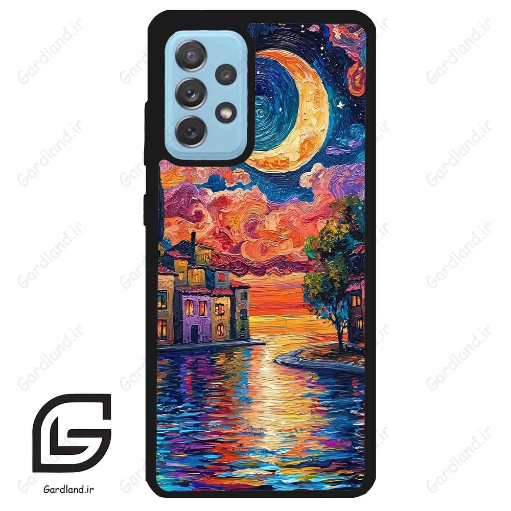 قاب گوشی سامسونگ ای 52 (Galaxy A52 ) طرح ماه کد 2699