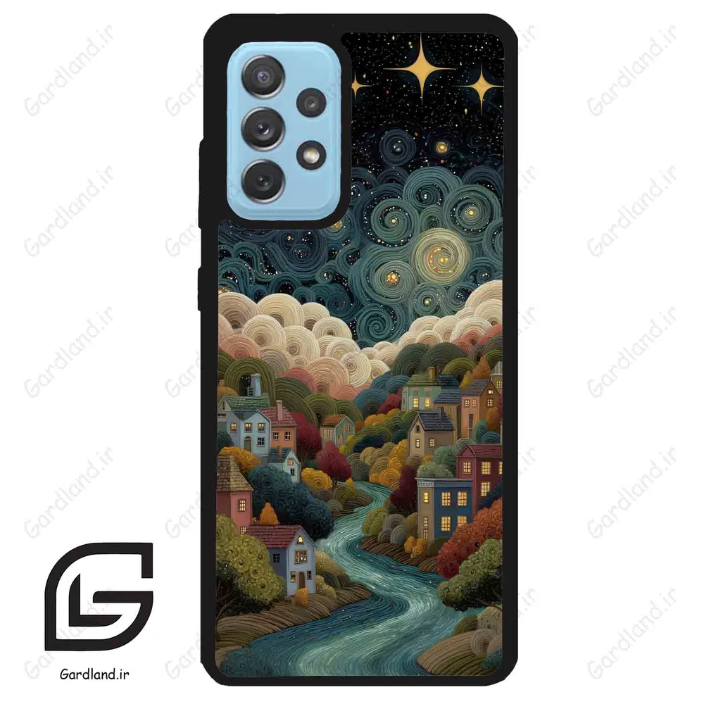 قاب گوشی سامسونگ ای 52 (Galaxy A52 ) طرح دهکده کد 2736