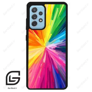 قاب گوشی سامسونگ ای 52 (Galaxy A52 ) طرح رنگارنگ کد 2877