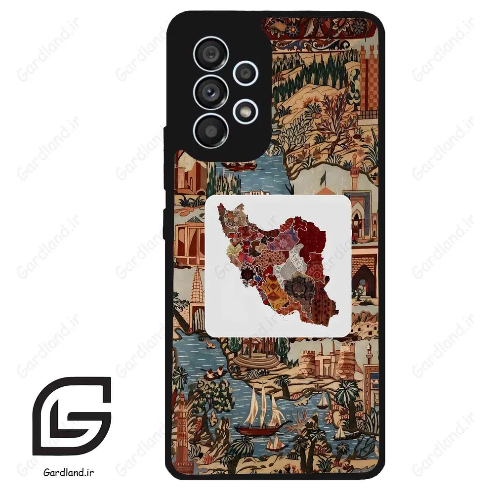 قاب گوشی سامسونگ ای 53 (Galaxy A53 ) طرح نقشه ایران کد 2287