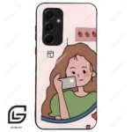 قاب گوشی سامسونگ ای 55 (Galaxy A55 ) طرح دخترانه کد 2141