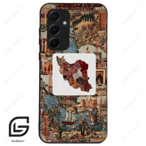 قاب گوشی سامسونگ ای 55 (Galaxy A55 ) طرح نقشه ایران کد 2287