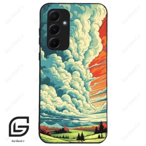 قاب گوشی سامسونگ ای 55 (Galaxy A55 ) طرح ابرنگی کد 2491
