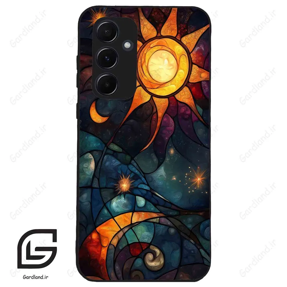 قاب گوشی سامسونگ ای 55 (Galaxy A55 ) طرح خورشید کد 2707