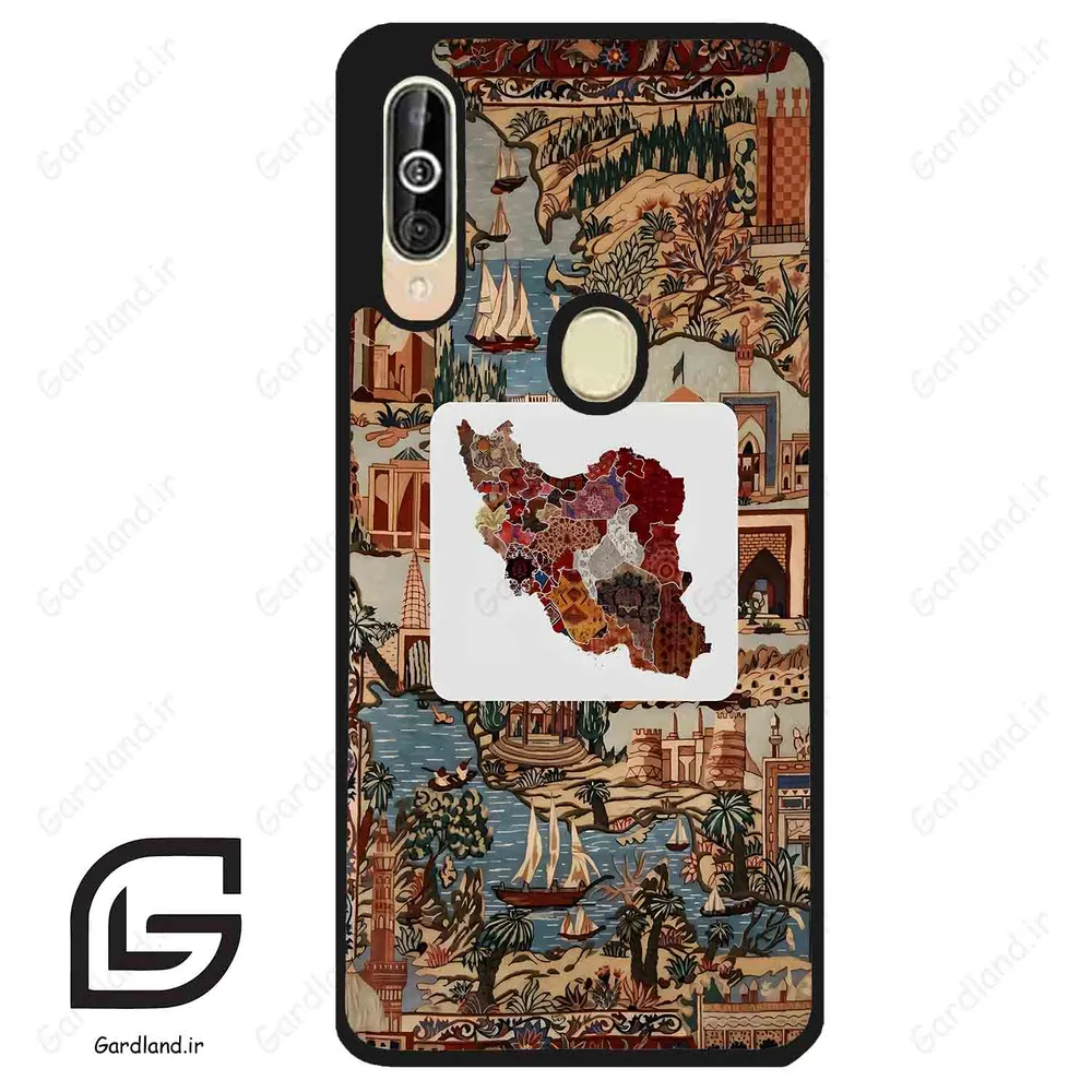 قاب گوشی سامسونگ ای 60 (Galaxy A60 ) طرح نقشه ایران کد 2287