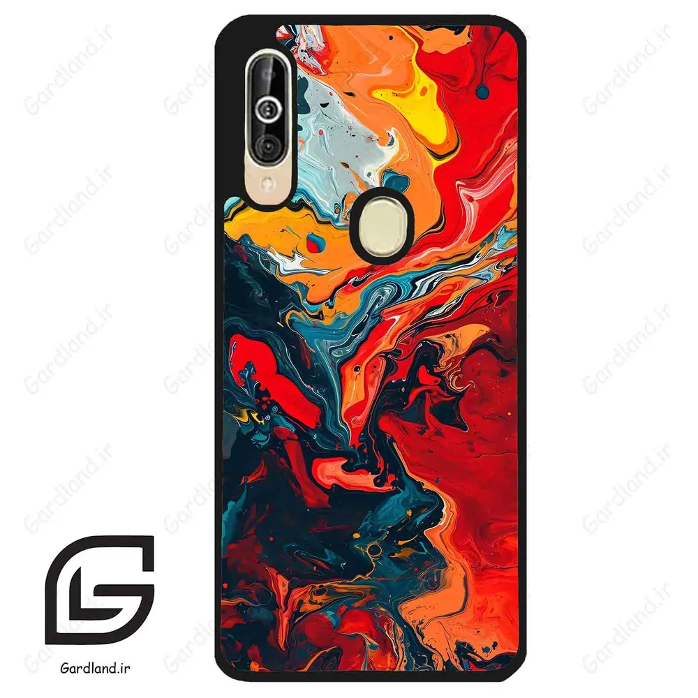 قاب گوشی سامسونگ ای 60 (Galaxy A60 ) طرح ابرنگی کد 2490