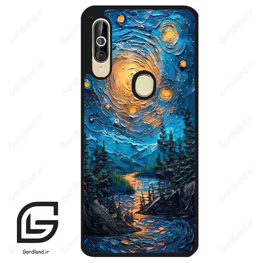 قاب گوشی سامسونگ ای 60 (Galaxy A60 ) طرح ابرنگ کد 2792