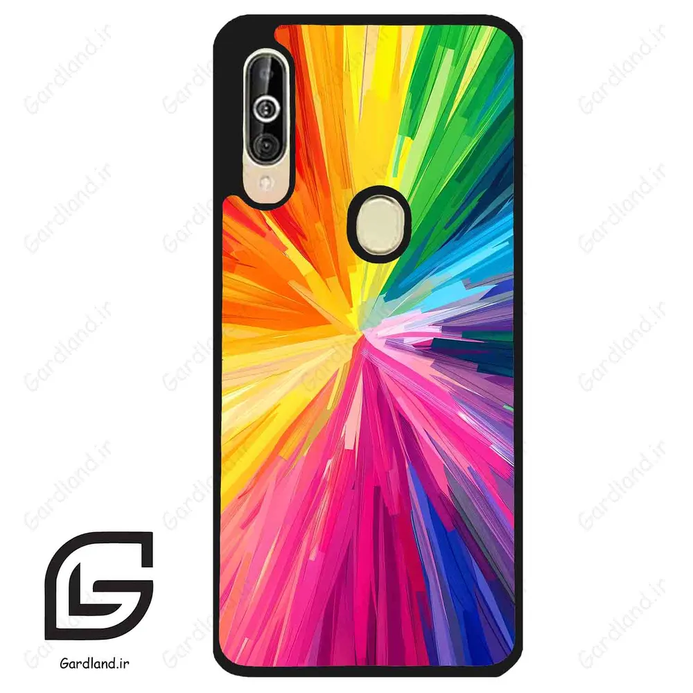 قاب گوشی سامسونگ ای 60 (Galaxy A60 ) طرح رنگارنگ کد 2877