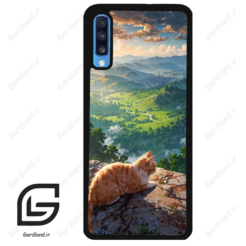 قاب گوشی سامسونگ ای 70 (Galaxy A70 / A70S ) طرح گربه کد 2203