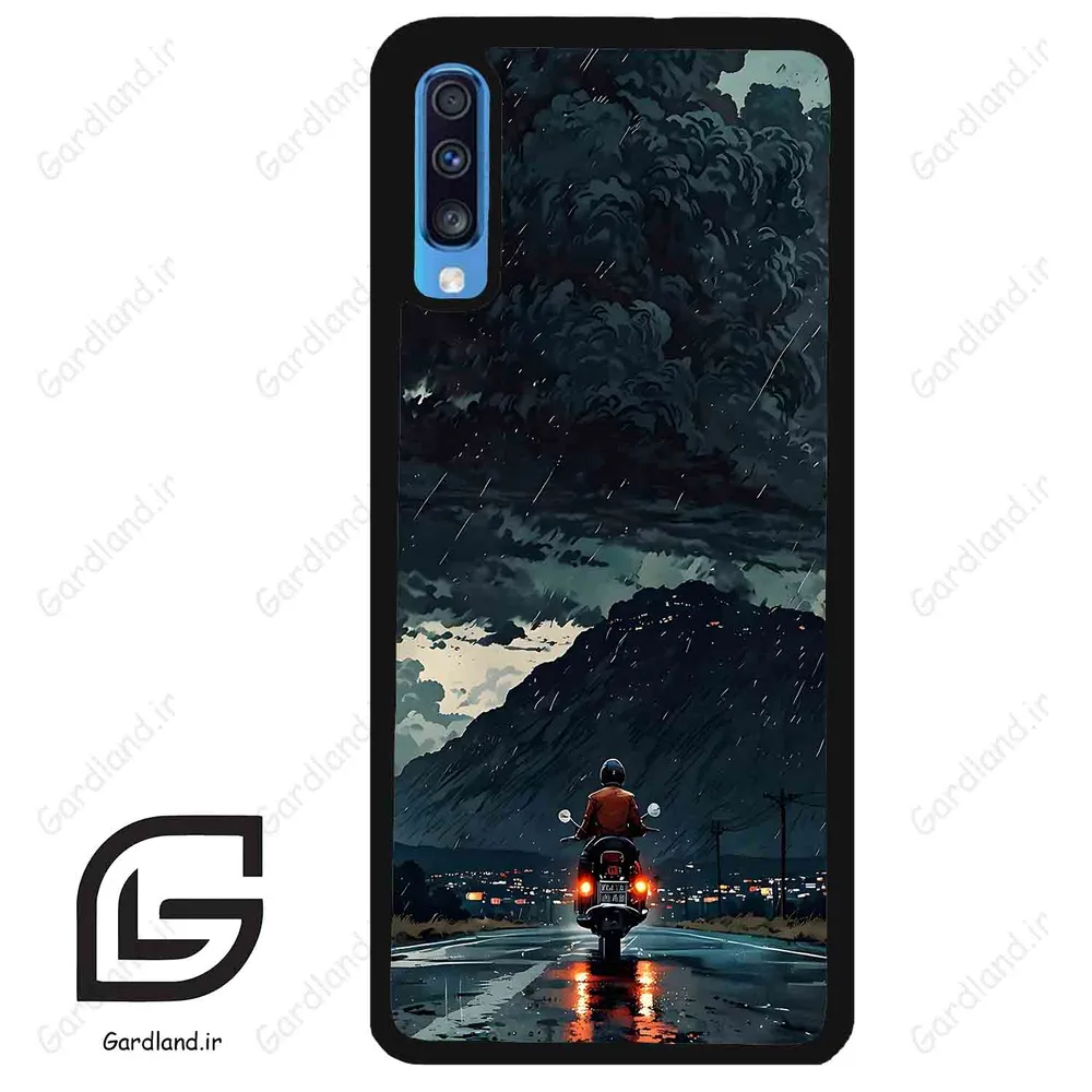 قاب گوشی سامسونگ ای 70 (Galaxy A70 / A70S ) طرح موتورسوار کد 2342